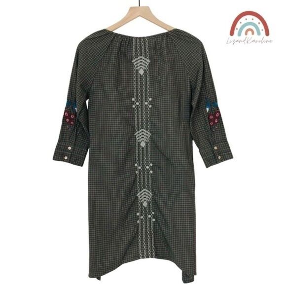 Johnny Was 3J Workshop Floral Embroidered Tunic Top - Picture 3 of 11